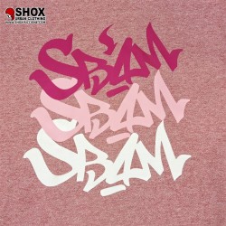 Sbam Triple Tag Pink Zip Hoodie