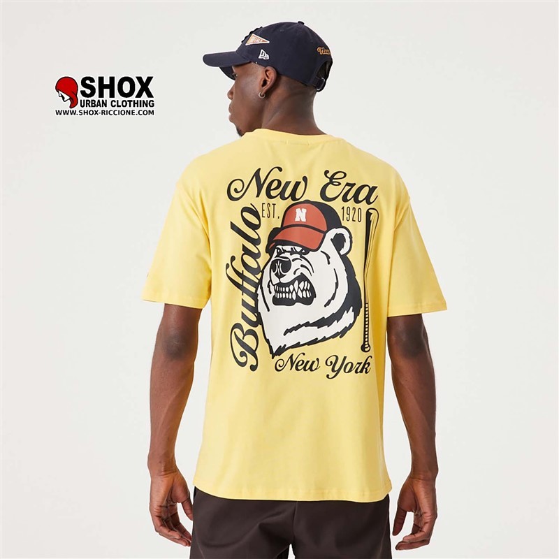 Heritage Buffalo Bear Oversize Yellow Tee