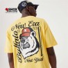 Heritage Buffalo Bear Oversize Yellow Tee