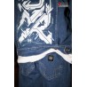 DLYNR Cyber Letters Denim Jacket Indigo