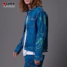 DLYNR Cyber Letters Denim Jacket Indigo