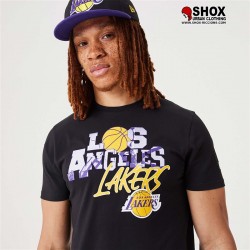 Lakers Infill Graphic NBA Black Tee