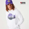 Lakers NBA Drip White Hoodie