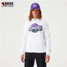 Lakers NBA Drip White Hoodie