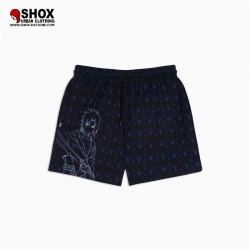 DLYNR Naruto & Sasuke Sweatshort Black