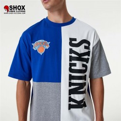 Block New York Knicks Oversize Royal/white/grey Tee