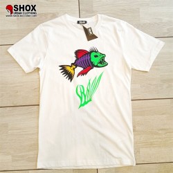 Sbam Piranha White Tee