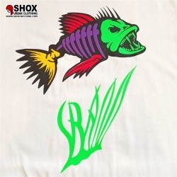 Sbam Piranha White Tee