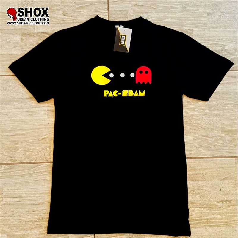 Pac-Sbam Retro Game Black Tee