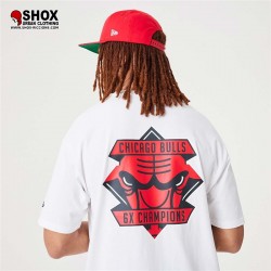 Championship Bulls Oversize White Tee