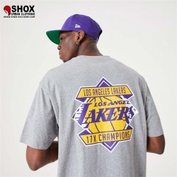 Championship Lakers Oversize Grey Tee