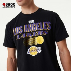 NBA Lakers Team Graphics Black Tee