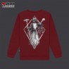 Black Plague Crewneck Bordeaux