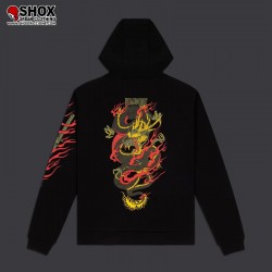 Ryu Dragon Hoodie Black