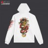 Ryu Dragon Hoodie White