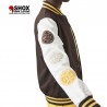 Varsity Jacket Brown Patch