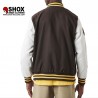 Varsity Jacket Brown Patch