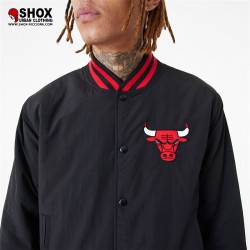 NBA Script Chicago Bulls Bomber Jacket