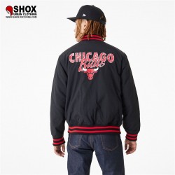 NBA Script Chicago Bulls Bomber Jacket