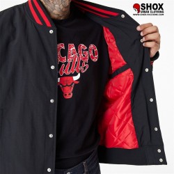 NBA Script Chicago Bulls Bomber Jacket