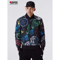 Bomber NBA All Over Neon Print Team