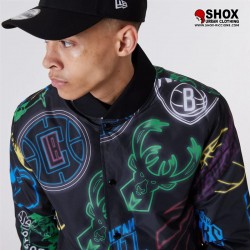 Bomber NBA All Over Neon Print Team