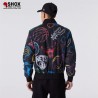 Bomber NBA All Over Neon Print Team