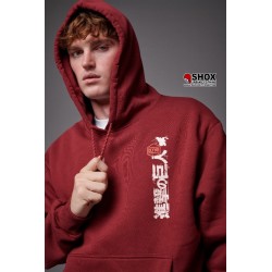 Attack On Titan Colossal Bordeaux Hoodie