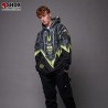 BENCH Duomo Over Hoodie Black/Lime