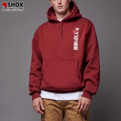 Attack On Titan Colossal Bordeaux Hoodie