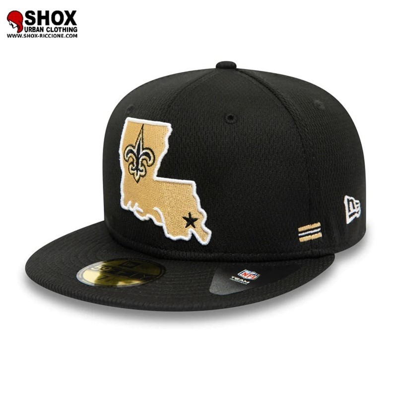 59Fifty NFL New Orleans Saints SL Home Black