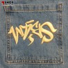 Sbam Tag Baggy Jeans Denim/Sand